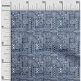thumbnail image 2 of oneOone Polyester Spandex Royal Blue Fabric African Craft Projects Decor Fabric Printed By The Yard 56 Inch Wide, 2 of 4