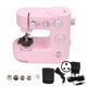 thumbnail image 1 of Máquina de coser Máquina de coser doméstica multifuncional Overlock pequeña portátil de 5 puntadas para el día de los niños en familia 100-240 V Enchufe del Reino Unido, 1 of 5
