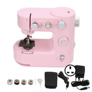 Sewing Machine 5 Stitch Portable Small Overlock Multifunctional Home Sewing Machine for Family Children's Day 100?240V UK Plug sewing needles sewing supplies