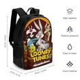 thumbnail image 2 of Looney Tunes Cartoons Backpack Bookbag Casual Daypack Travel Backpacks for Work Hiking Camping, 2 of 8