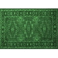 thumbnail image 1 of Ahgly Company Indoor Rectangle Persian Emerald Green Traditional Area Rugs, 4' x 6', 1 of 4