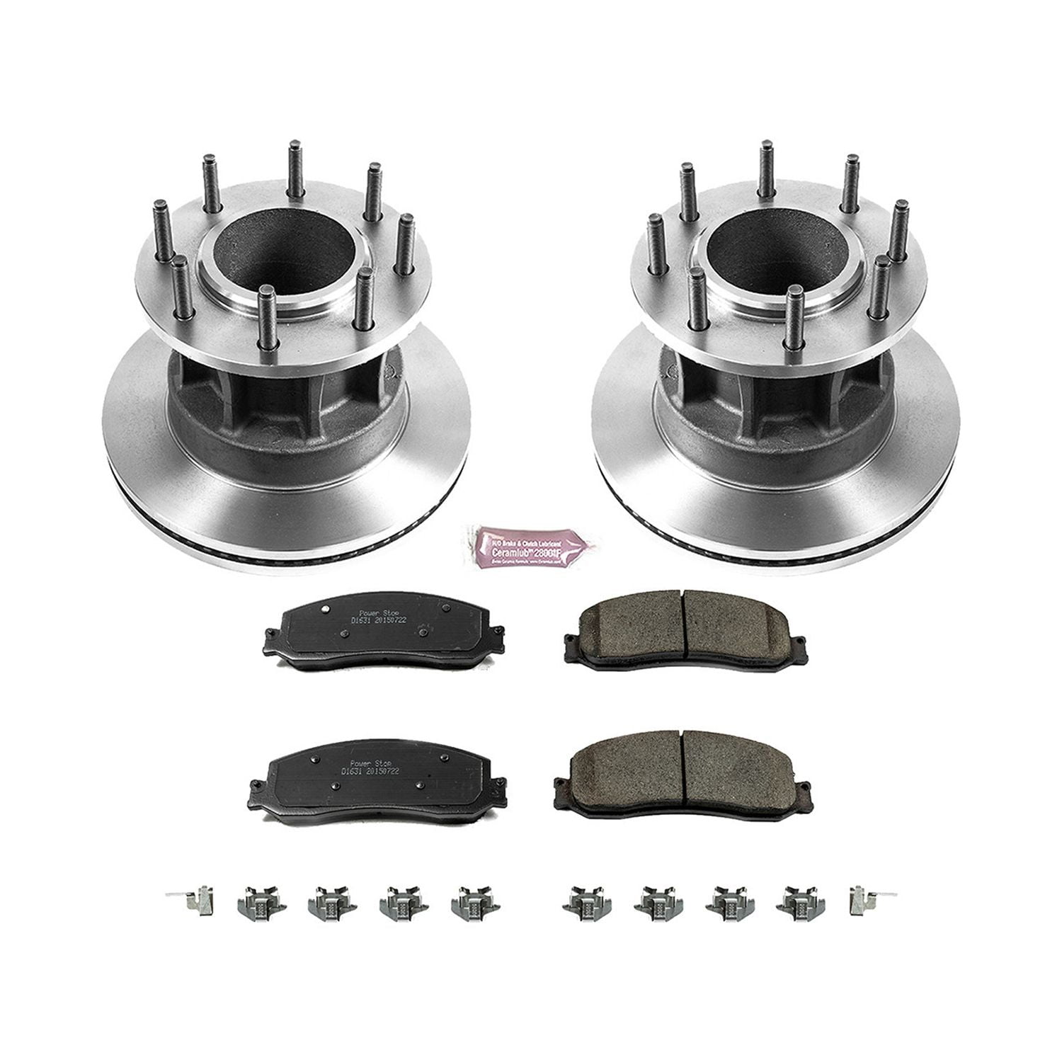 PowerStop Front Stock Replacement Brake Pad and Rotor Kit Fits: FORD Select Models KOE6526