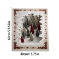 thumbnail image 2 of 3D Winter Christmas Illusion Area Rug Festive Indoor Home Decor Accent for Holiday Living Room Bedroom 16 X 24 Inch, 2 of 3