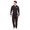 Black-Grey, variant on Mens Hooded Full Zip Fleece Tracksuit Jogging Sweatsuits 2 Black Pipe Lt Gray M