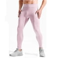 thumbnail image 5 of Sentmoon Yoga Pants Men Mens Compression Pants Men Solid-Color High-Elastic Yoga Pants Control Breathable Warm Running Cycling Sports Fitness Pants for Travel and Lightweight Packing XXXL, 5 of 5