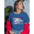 thumbnail image 2 of Starborn Unicorn T-Shirt Women -Anthony Chirstou Designs, Female Medium, 2 of 4