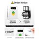 thumbnail image 5 of Transformador reductor ZHENGXI de 1000 W, 220 V a 110 V con 10 protecciones, 5 of 6