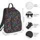 thumbnail image 2 of Disketp Colorful Excavator Mochila Ligera e Impermeable, Mochila de Día Resistente para Viajes, Senderismo y Uso Diario para Hombre y Mujer, 2 of 7