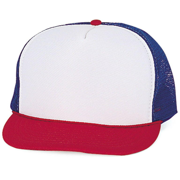 Handepo 24 Pcs Trucker Hat for Kids Summer Polyester Mesh Cap Adjustable  Sublimation Blank Hats Baseball Caps for Outdoor