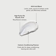Naturium The Smoother Glycolic Acid Exfoliating Body Wash, Soft Smoothing Cleanser, 16.9 fl oz