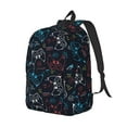 thumbnail image 6 of Easygd Joystick Gamepad Canvas Backpack: Stylish, Lightweight, and Versatile with Large Capacity and Adjustable Straps –, 6 of 7
