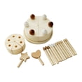 thumbnail image 2 of Juguetes de Madera CUTICAT para Cortar Tartas de Cumpleaños Juego Educativo Doble Capa, 2 of 8