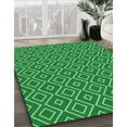 thumbnail image 3 of Ahgly Company Machine Washable Indoor Square Transitional Green Area Rugs, 7' Square, 3 of 7
