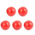 thumbnail image 2 of Red Plastic Diameter M5 Round 20mm Ball Solid Lever Knobs 5pcs for Lathe Machine, 2 of 4