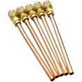 thumbnail image 1 of 5 Pack Air Conditioner Refrigeration Access Valve 6mm OD Copper Tube Filler Replacement Refrigerator Parts, 1 of 6