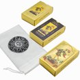 thumbnail image 4 of tarot en Feuille d'Or Jeu de table Jouets PVC Imperméable et Résistant à l'Usure Spécial Nouveau, 4 of 5