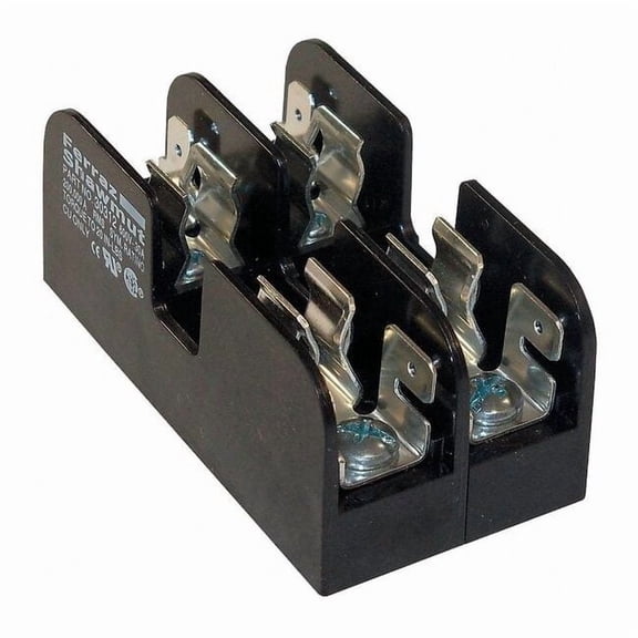 Open Fuse Block, H; K5 UL Class, 250V AC/DC Volt Rating, 2 Poles, Screw