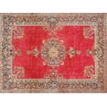 thumbnail image 1 of Ahgly Company Machine Washable Indoor Rectangle Traditional Light Copper Gold Area Rugs, 7' x 9', 1 of 7