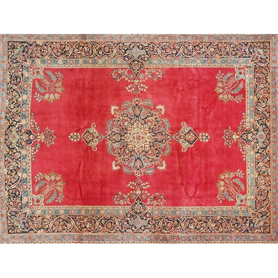Ahgly Company Machine Washable Indoor Rectangle Traditional Light Copper Gold Area Rugs, 7' x 9'