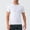 #127-White, variant on Ceisia Men's Fitted Training T-Shirt with Round Neck Short Sleeve Nylon Spandex Barely-There Feel Breathable Quick-Dry Yoga Running Top White Gifts for Father 1X