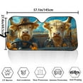 thumbnail image 5 of Uorisanigo Car Sun Shade Windshield Funny Highland Cow Animal Driving Durable Car Shade Screen for Most Cars Car Windshield Sunshade Blocks Sunlight Heat UV Rays Keeps Your Vehicle Cool, 5 of 7