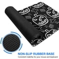 thumbnail image 6 of Long Mouse Pads for Desk,Halloween Doodle Pumpkin Pattern Desk Mats on Top Of Desks, Desk Mouse Pad Extra Large with 3mm Non-Slip Base and Stitched Edge for Gaming,Office,Work,Home 31.5"x11.8", 6 of 6
