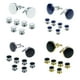 thumbnail image 5 of Qarigey 8 unids/set de gemelos de forma redonda con forma de gota de aceite para hombre, conjunto de gemelos para hombre, gemelos para camisa de boda, Ropa, zapatos y accesorios Miscelánea negro Qarigey PS13667-03, 5 of 6