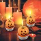 thumbnail image 5 of Suministros para Fiesta de Halloween Velas de Calabaza Velas de Plástico para Halloween 6 Piezas, 5 of 7