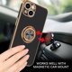 thumbnail image 2 of Funda para iPhone 13 con anillo, funda para teléfono para iPhone 13, soporte con borde giratorio, soporte de rotación, silicona suave, parachoques de Tpu, protección delgada y flexible a prueba d, 2 of 5