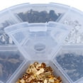 thumbnail image 2 of OULII DIY Jewelry Making 1380Pcs Stopper Beads Assorted Color Round Alloy, 2 of 8