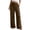Coffee, variant on Gubotare Summer Pants for Women Wide Leg Pants for Women Flowy Palazzo Drawstring Elastic Waist Trousers with Pockets Summer Beach Vacation Clothes (Pink,S)