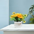 thumbnail image 4 of FRCOLOR Potted Artificial Flowers Potted Sunflower Fake Flowers Plants Artificial Sunflower Greenery Potted Plants Artificial Potted Plants Flowers, 4 of 8