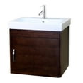thumbnail image 6 of Bellaterra Home 24.4 in Single wall mount style sink vanity-wood- walnut, 6 of 7