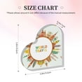 thumbnail image 4 of Wukai World Travel3 Print Elegant Acrylic Gift Decorations Perfect for Weddings, Birthdays, Anniversaries, and Home Decor, 4 of 6