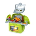 thumbnail image 3 of Niños simulación educativa banco de trabajo herramientas juguete mochila 2-en-1 bebé educación temprana preescolar juguetes plegables plástico bebé regalos herramienta de reparación verde Vogacara FN001325-01, 3 of 6