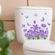 thumbnail image 4 of Pegatina decorativa para azulejos de baño, mariposa, flor morada, hierba verde fresca, calcomanía de pared para despegar y pegar (25*30cm), 4 of 5