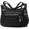 thumbnail image 1 of LHSHID Women Crossbody Bag Leather Handbag Pocketbook Lightweight Shoulder Purse, 1 of 6