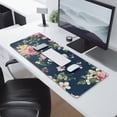 thumbnail image 2 of Long Mouse Pads for Desk,Pioneer Flower Floral Print Pattern Desk Mats on Top Of Desks, Desk Mouse Pad Extra Large with 3mm Non-Slip Base and Stitched Edge for Gaming,Office,Work,Home 31.5"x11.8", 2 of 6