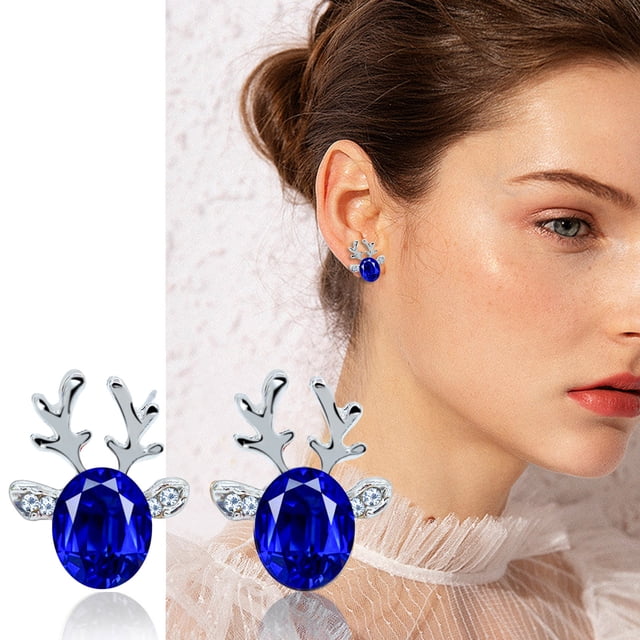 Floral Double Hoop Stud Earrings For Women Large Statement Flower Jewelry Piercing Accessory