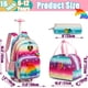 thumbnail image 2 of Mochila enrollable Meetbelify Unicorn para niñas con lonchera, 2 of 6