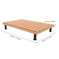 thumbnail image 2 of PTOOTP Market Food Display Pallets Display Board Plastic 1 Set for Retail Environments, 2 of 6