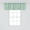 thumbnail image 2 of Ambesonne Cream and White Window Valance, Ice Cream Topping, 54" X 18", Seafoam Cream and Pink, 2 of 3