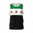 thumbnail image 2 of Syria flag 1932-1963 men basketball sports jersey running fitness multifunction sleeveless tshirt exclusive custom name nunber, 2 of 9