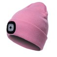 thumbnail image 1 of Gorro de lana LED con carga USB, gorro de punto con luz LED, gorro luminoso para correr de noche en otoño e invierno, 1 of 5