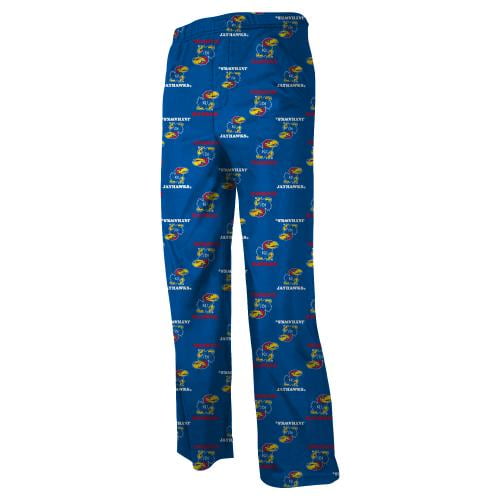Kansas Jayhawks Youth NCAA Printed Logo Pajama Pants by Outerstuff
