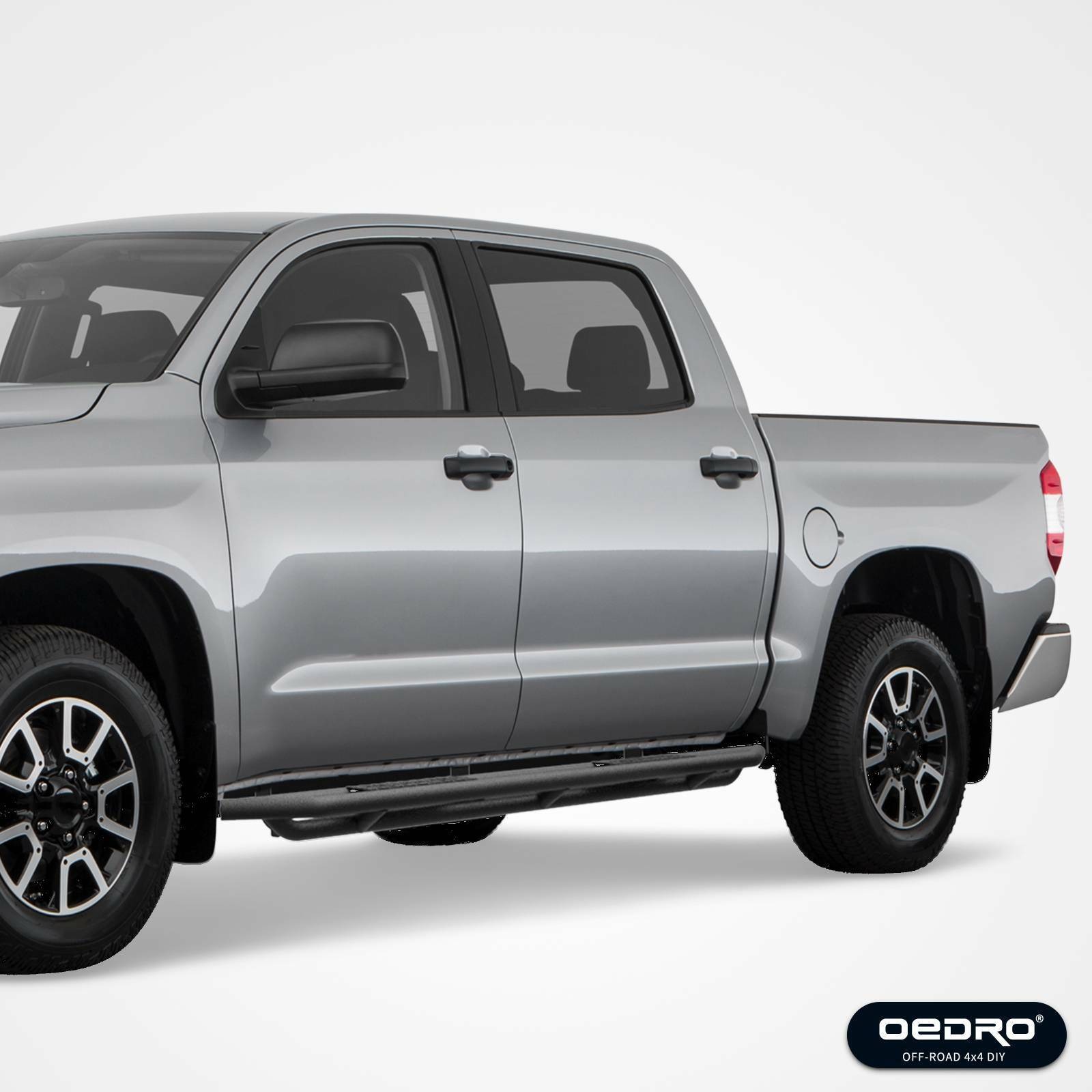 RVNI 6" Running Boards for 2007-2021 Toyota Tundra CrewMax, Textured Side Step Nerf Bars,Black