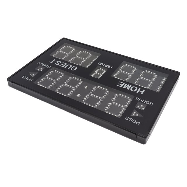 Marcador Electrónico de Mesa temporizador multidorta Pantalla LED para Abrenamiento de Partidos Equipo de CANCA DE BALONCESTO PORTÁL