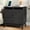 Black(1PCS), variant on IDEALSOUL Nightstand, 24 inch End Side Table with Hidden Charging Station, Large Wooden Night Stand for Bedroom Furniture(1pcs, Wood color)
