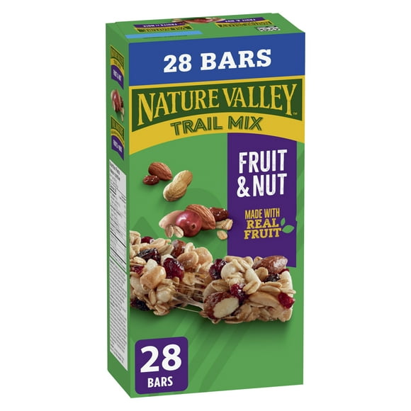 Nature Valley Chewy Trail Mix Granola Bars, Fruit and Nut, 28 ct, 980 g