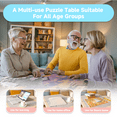 thumbnail image 7 of Buballino Jigsaw Puzzle Table 1500-Piece, 5-Tilting-Angle, Height Adjustable, 7 of 7